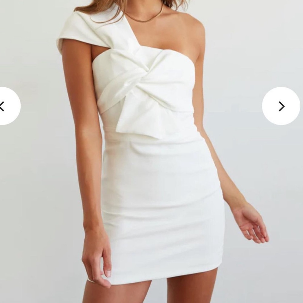 Do + Be white mini dress